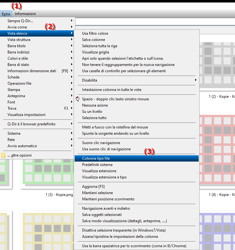 Come posso personalizzare la colonna del tipo di file in Esplora file